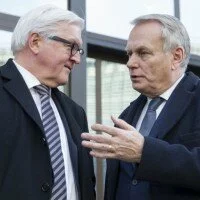 МИД ФРГ: главы МИД Германии и Франции в понедельник посетят Киев
