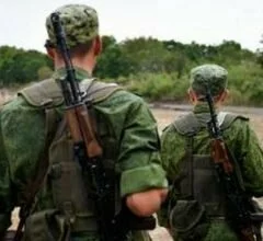 Российских пограничников атаковали боевики с территории Украины